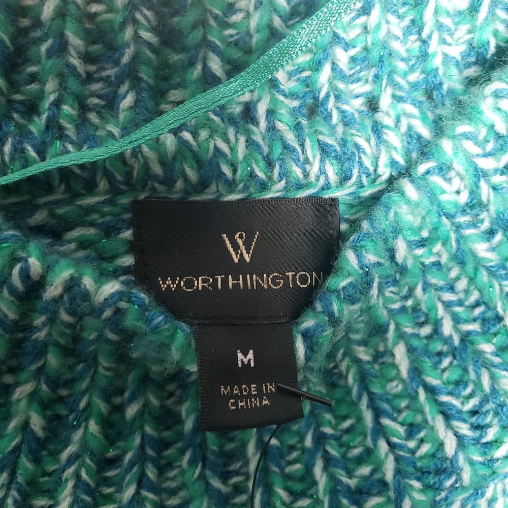 Worthington Knit Short Sleeve Sweater - Picture 6 of 9